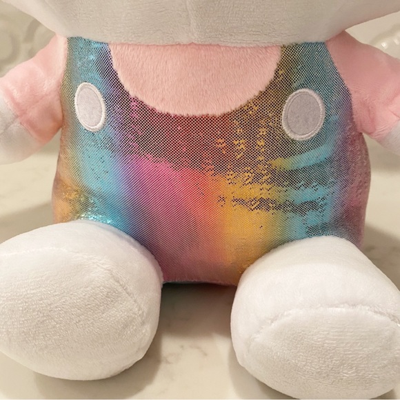 Hello Kitty Plush Backpack Rainbow 14 inch - Picture 6 of 10